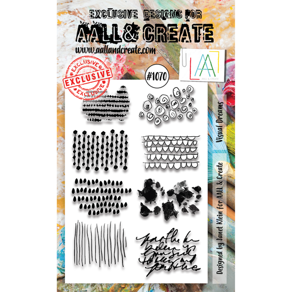 AALL & Create Visual Dreams A6 Clear Stamps 1070