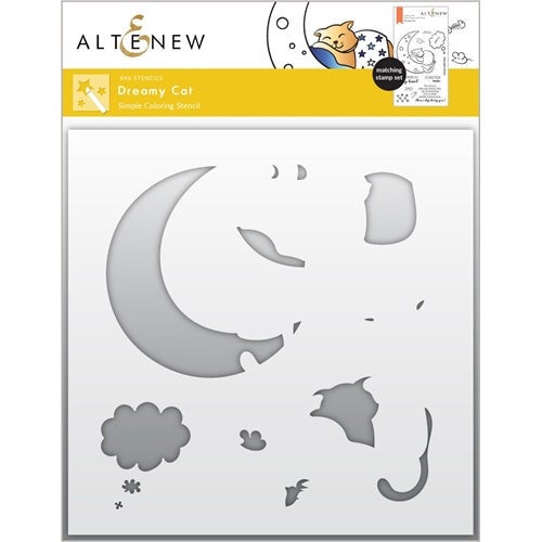 Altenew Dreamy Cat Einfache Malvorlagen alt6024