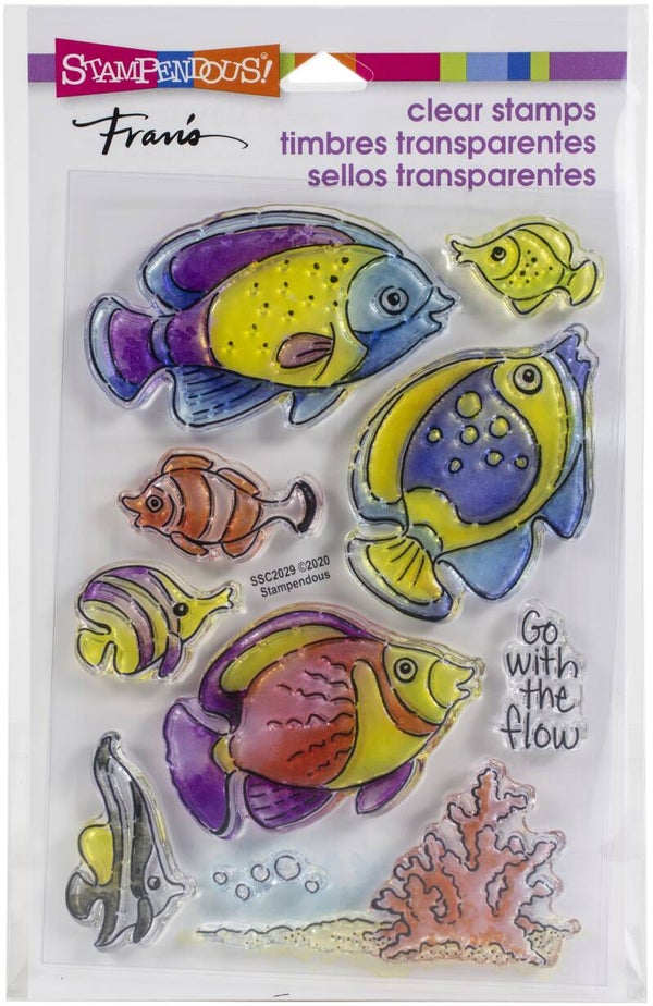 Stampendous Perfectly Clear Stamps – Go Fish