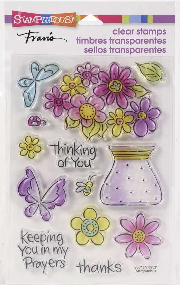 Stampendous Perfectly Clear Stamps – Pop Bouquet Stampendous Perfectly Clear Stamps – Pop Bouquet