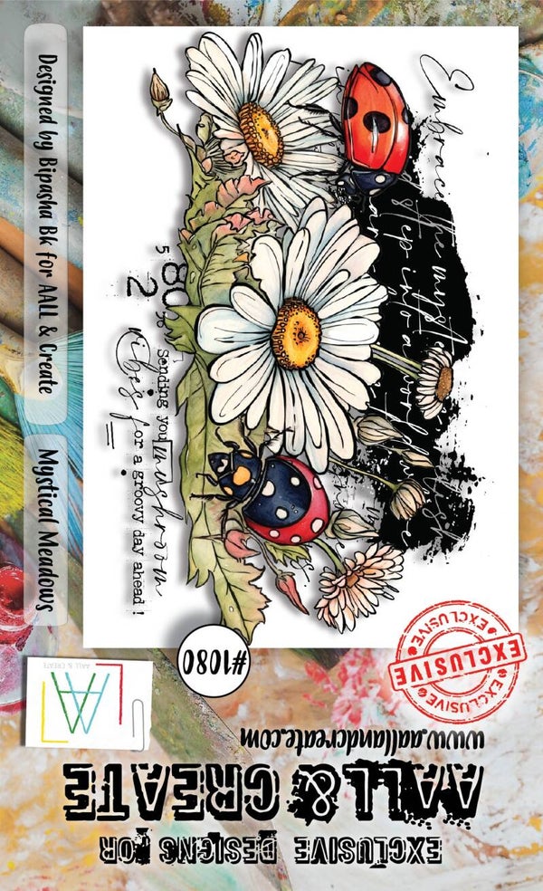 AALL & Create - A7 Clear Stamp Set - #1080 MYSTICAL MEADOWS