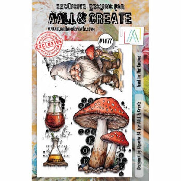 AALL & CREATE Clear Stamps - Toad In The Gnome #1077