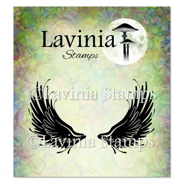 Lavinia Stamps Angel Wings Large Stamp LAV779
