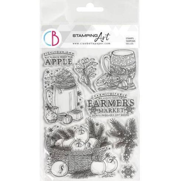 Ciao Bella - Stempelset "Pick Your Own Apple" Clear Stamps PS8059