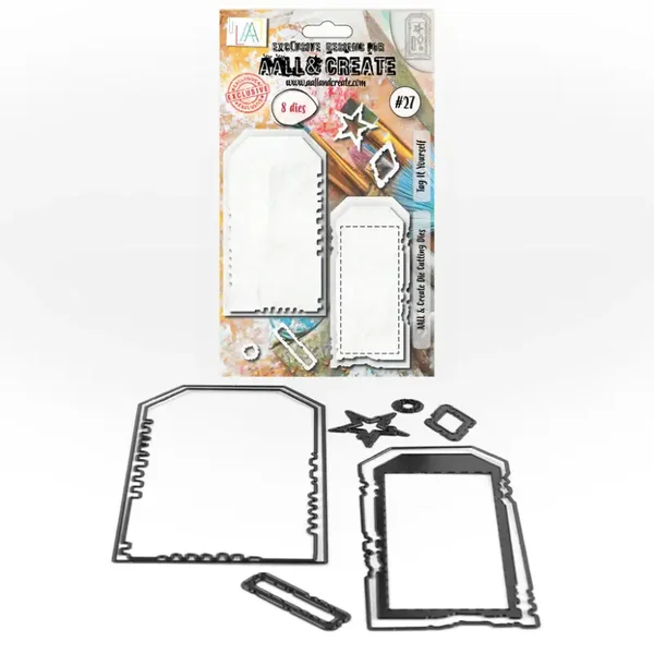 AALL&Create Dies, Stanzformen-Set -Stanzschablone - Beschriften Sie es selbst #27