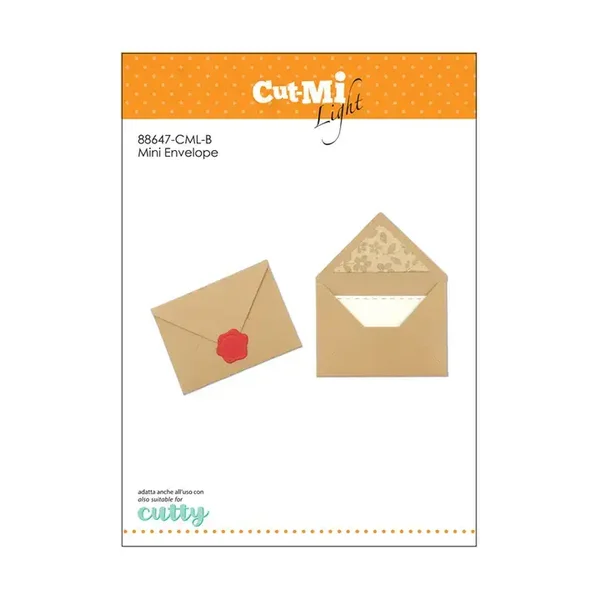 Impronte D'Autore Dünne Stanzformen Mini-Umschlag