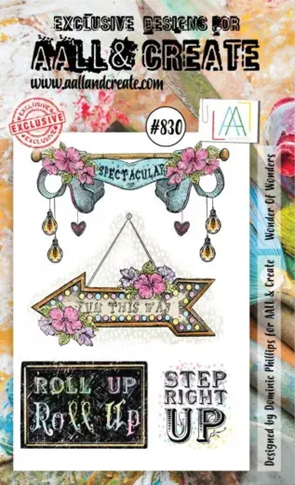 AALL&CREATE  Stamps Nr. 830 - Wonder of Wonders