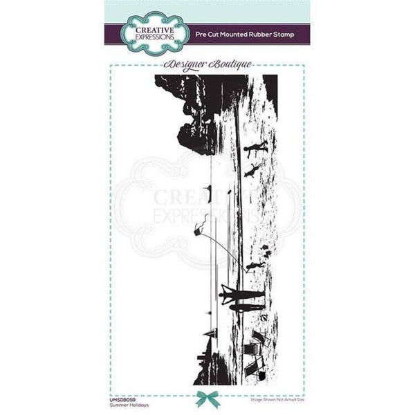 Creative Expressions Designer Boutique Gummistempel DL Sommerferien (UMSDB059)