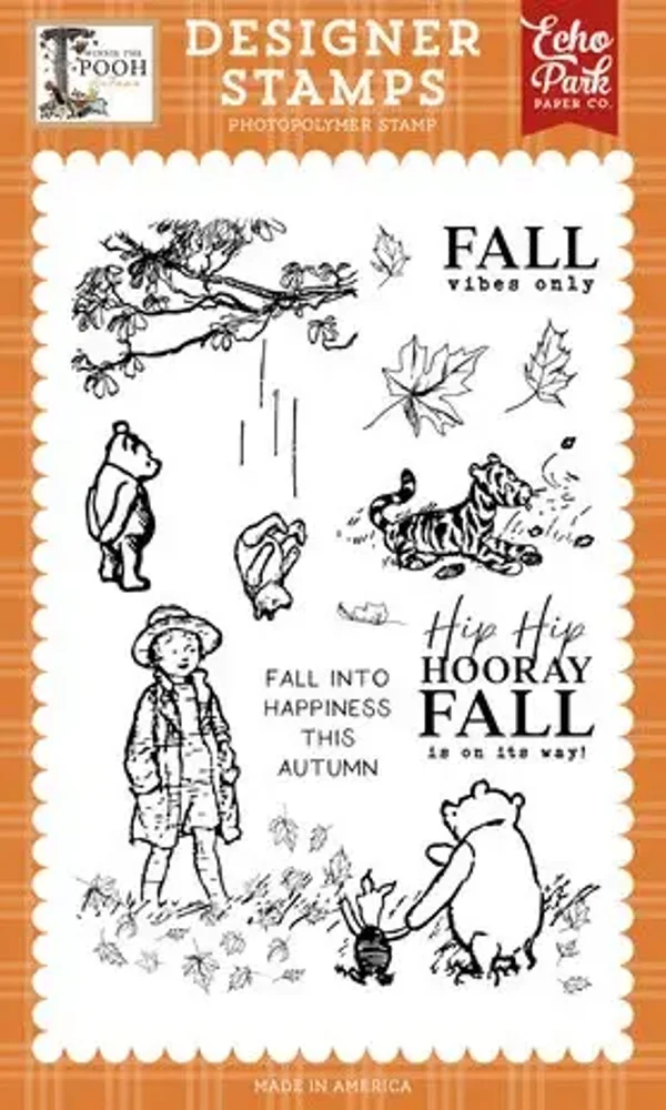 Echo Park - Stempelset "Fall Into Happiness" Clear Stamps (WPA453049)