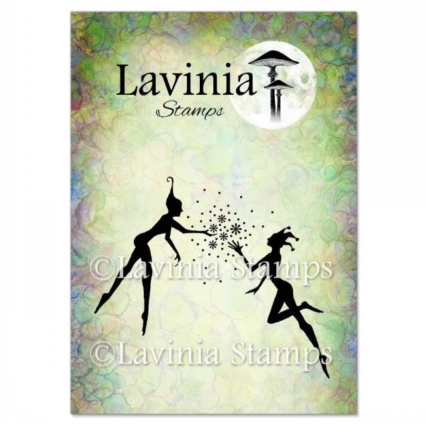 Lavinia Stamps Fairy Couple Stamp LAV029