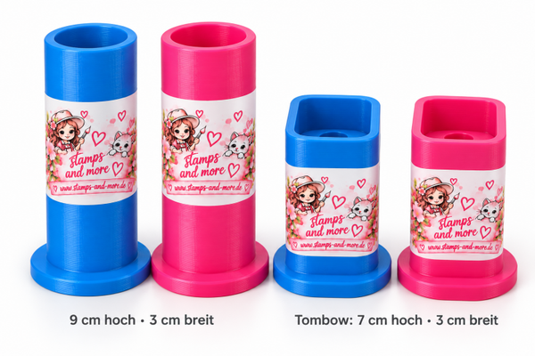 Klebehalter in Blau & Pink 💙🩷, Tombow und Art Glitter Glue