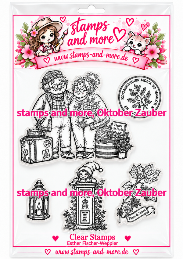 💕 Oktoberzauber – „Omaaa und Opaaa“ 💕, DIN A 5 Set, Rarität