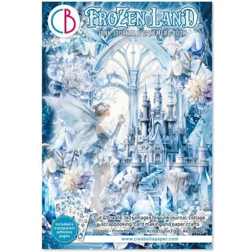Ciao Bella, Frozen Land - A4 Junk Journal Ephemera Book (CBB016)