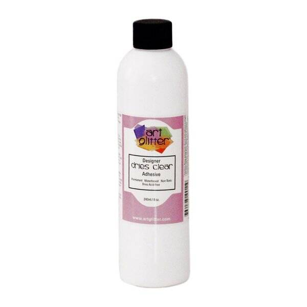 Art Institute Glitter Designer Dries Clear Adhesive 8 oz