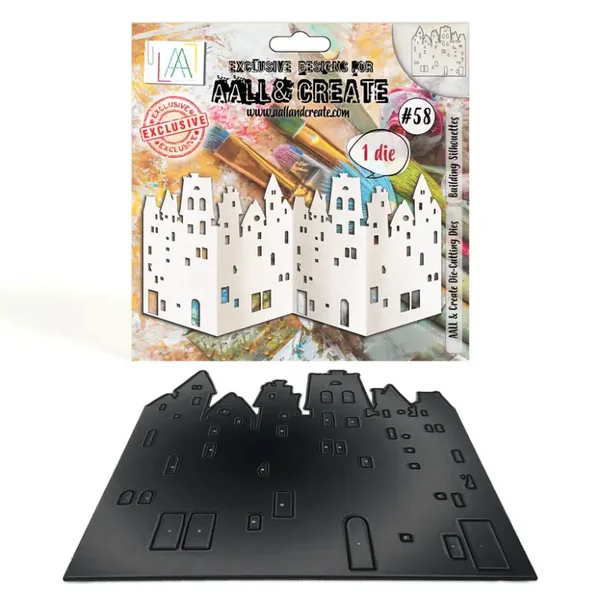 AALL&Create Dies, Stanzformen-Set - Buildings Silhouettes #58