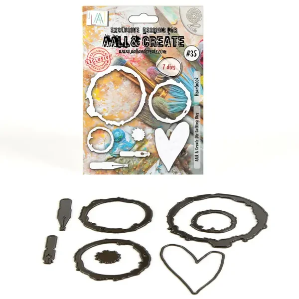 AALL&Create Dies, Stanzformen-Set - Heartnook #35