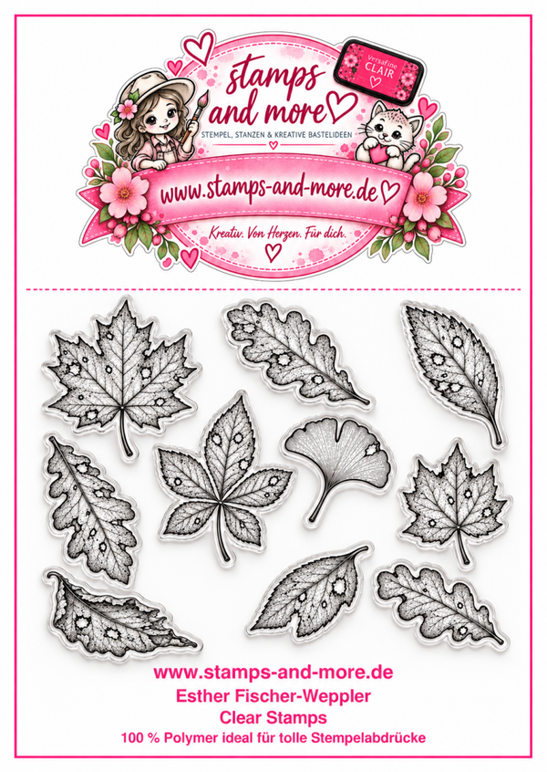 🍂 Herbstzauber – Clear Stamps 🍁, A 5 Clear Stamps,  VORBESTELLUNG wird 3.10. ausgeliefert