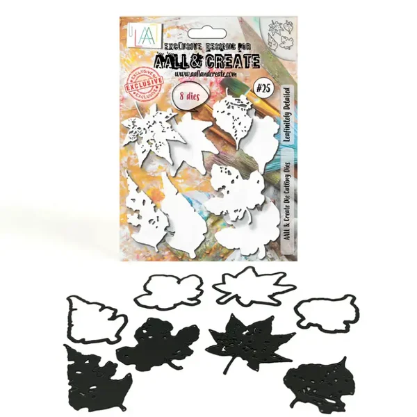 AALL&Create Dies, Stanzformen-Set - Leafinitely Detailed # 25 Blätter