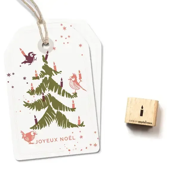 Cats on appletrees Kerze 4