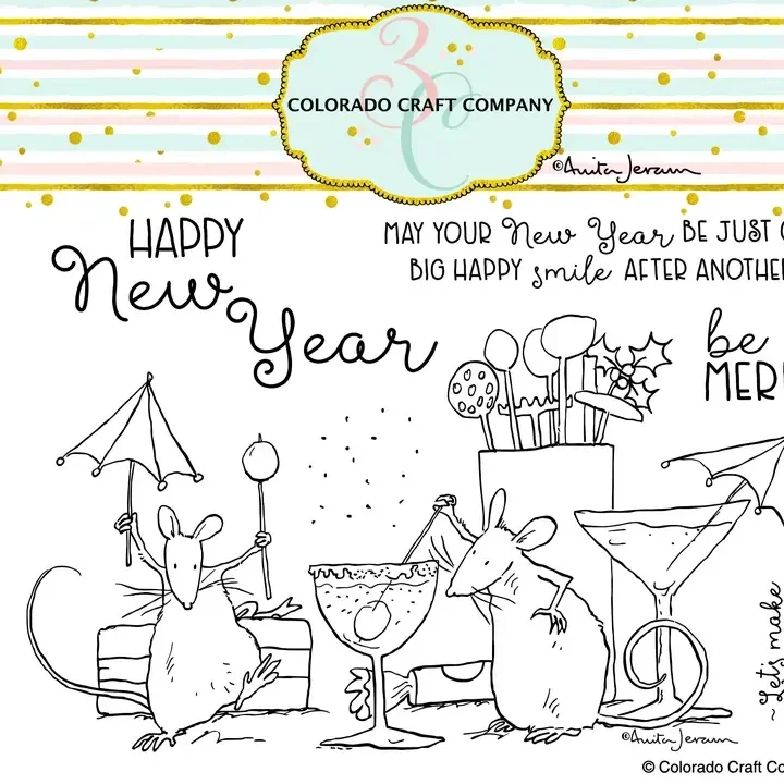 Colorado Craft Company AJ407 Anita Jeram~Party Time