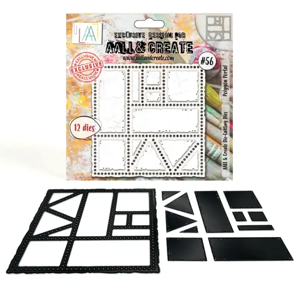 AALL&Create Dies, Stanzformen-Set - Polygon Portal #56