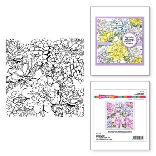 Stampendous Floral Garden Stamp, Hintergrund