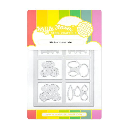 Waffle Flower Craft Window Scene Die