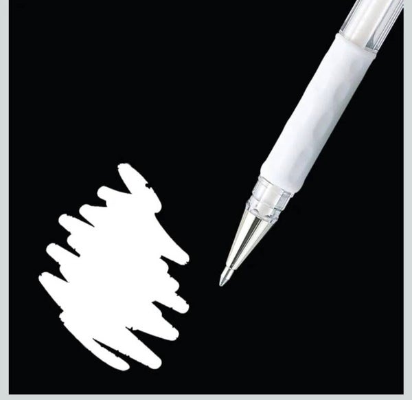 Pentel K118-LW Hybrid Gel Pastell Grip Weiß 0,4 mm