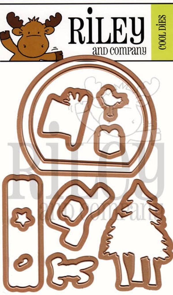 Riley and Company Dress Up Riley - Snow Globe Die Set (set of 12)