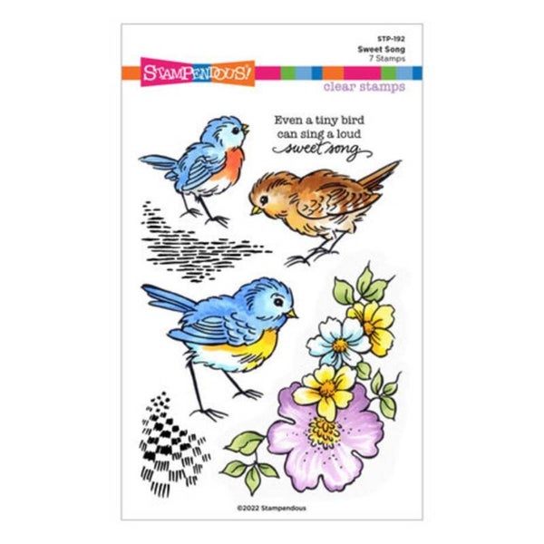 Stampendous! Sweet Song Clear Stamps (STP-192)