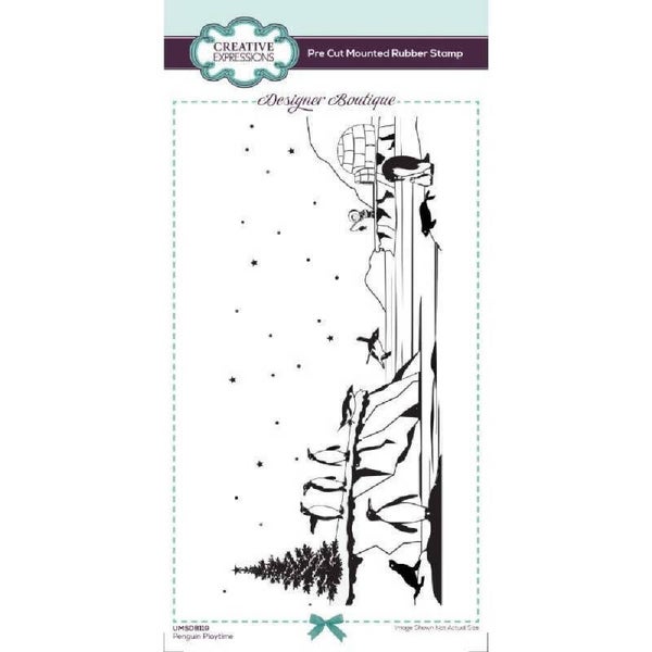 Creative Expressions Tampon Cling stamp "Penguin Playtime" UMSDB119