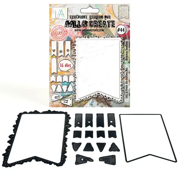 AALL&Create Dies, Stanzformen-Set - Regency Bunting #43 Wimpel Stanzen