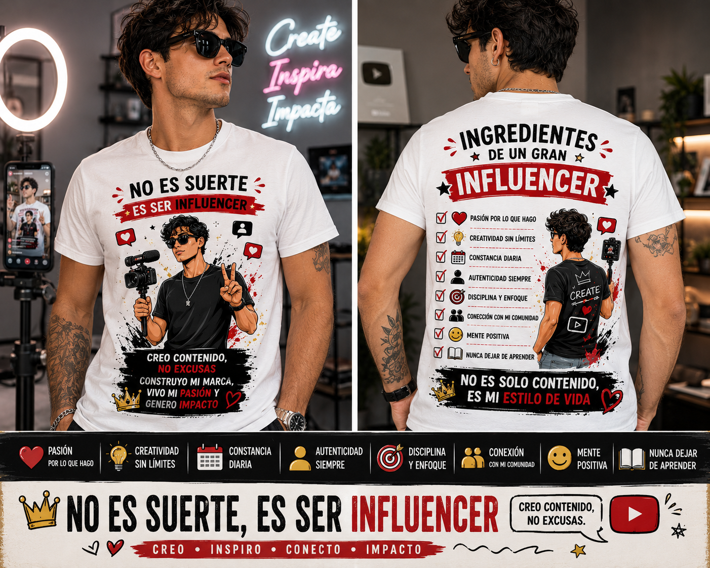 Camiseta Influencer
