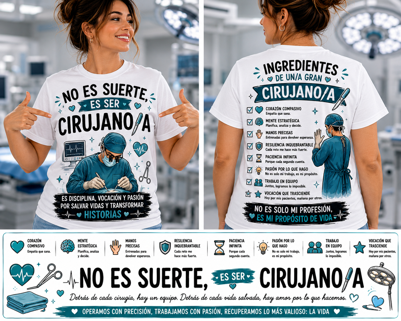 Camiseta Cirujano/a