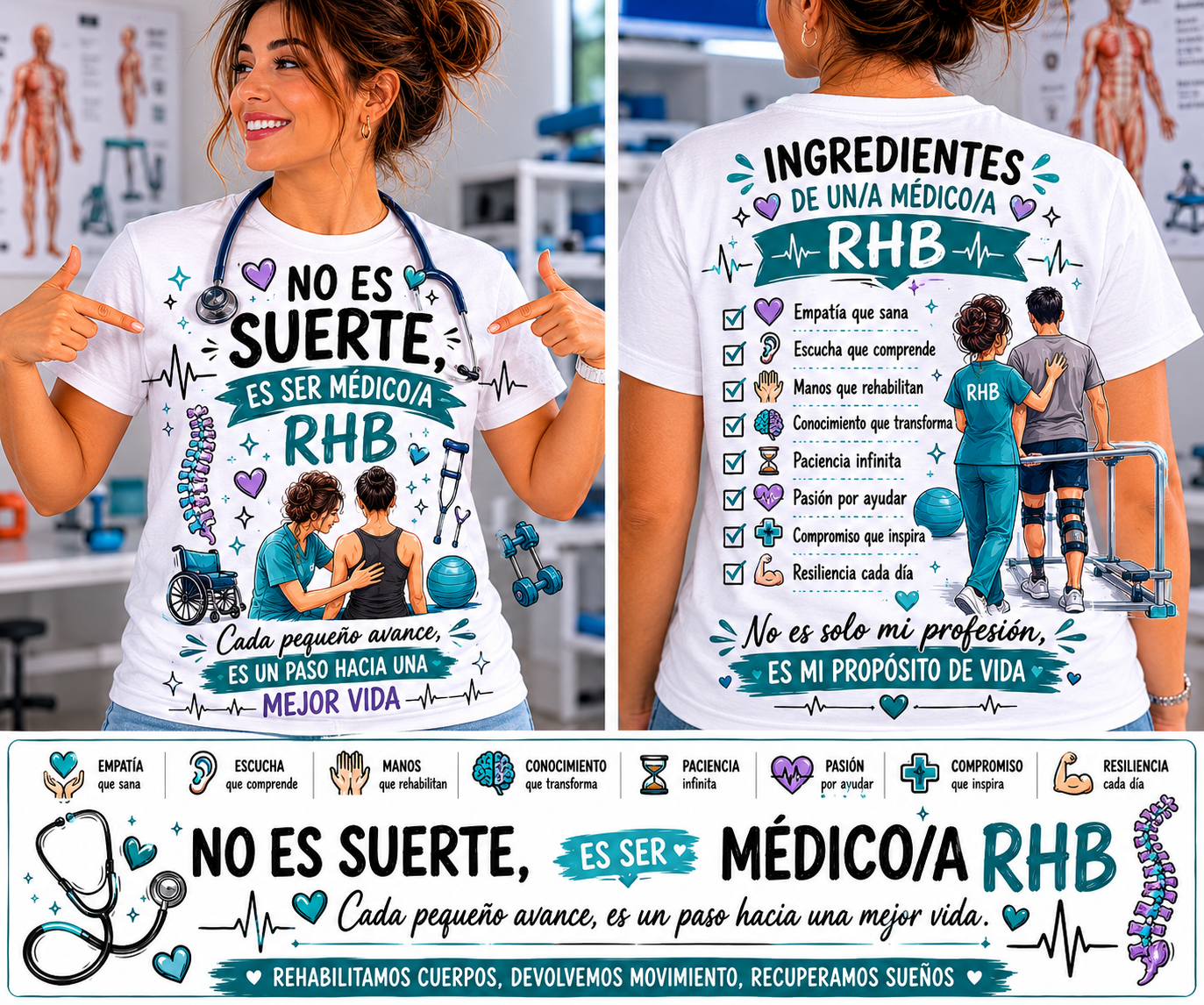 Camiseta Medico/RHB