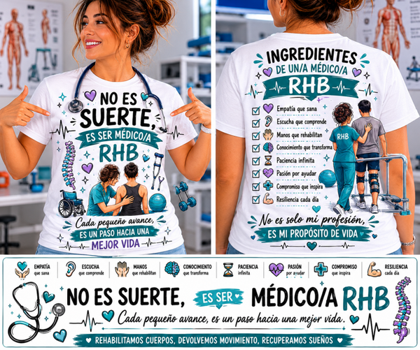 Camiseta Medico/RHB - No es Suerte