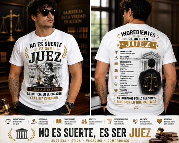 Camiseta Juez - No es Suerte