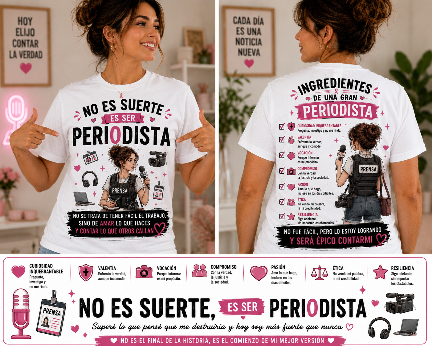 Camiseta Periodista