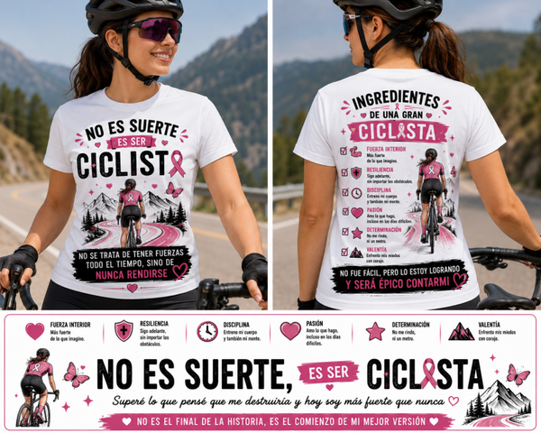 Camiseta Ciclista - No es Suerte