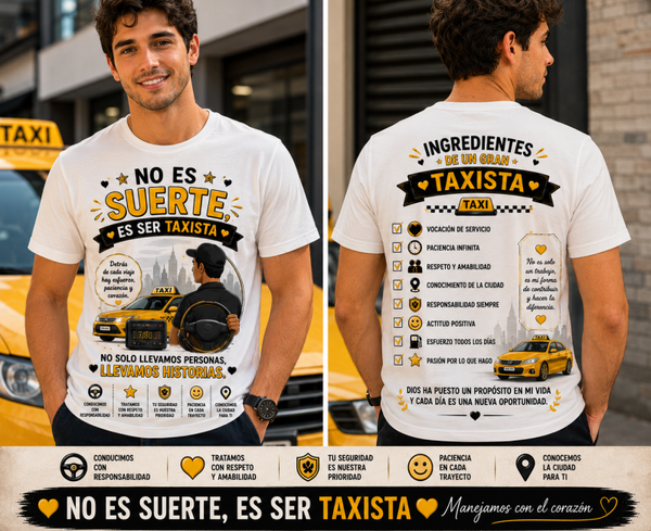 Camiseta Taxista - No es Suerte