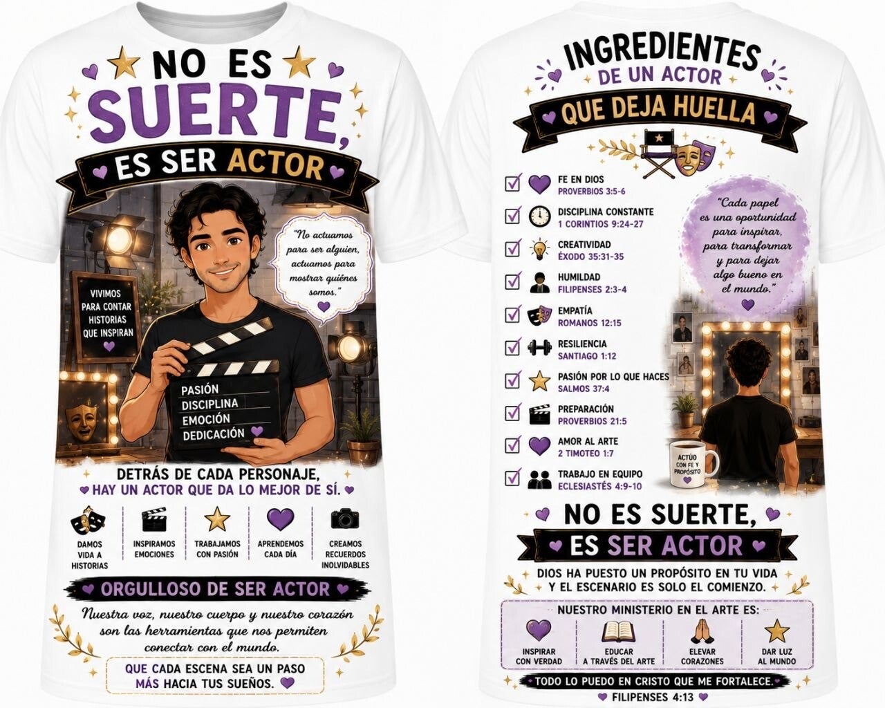 Camiseta Actor