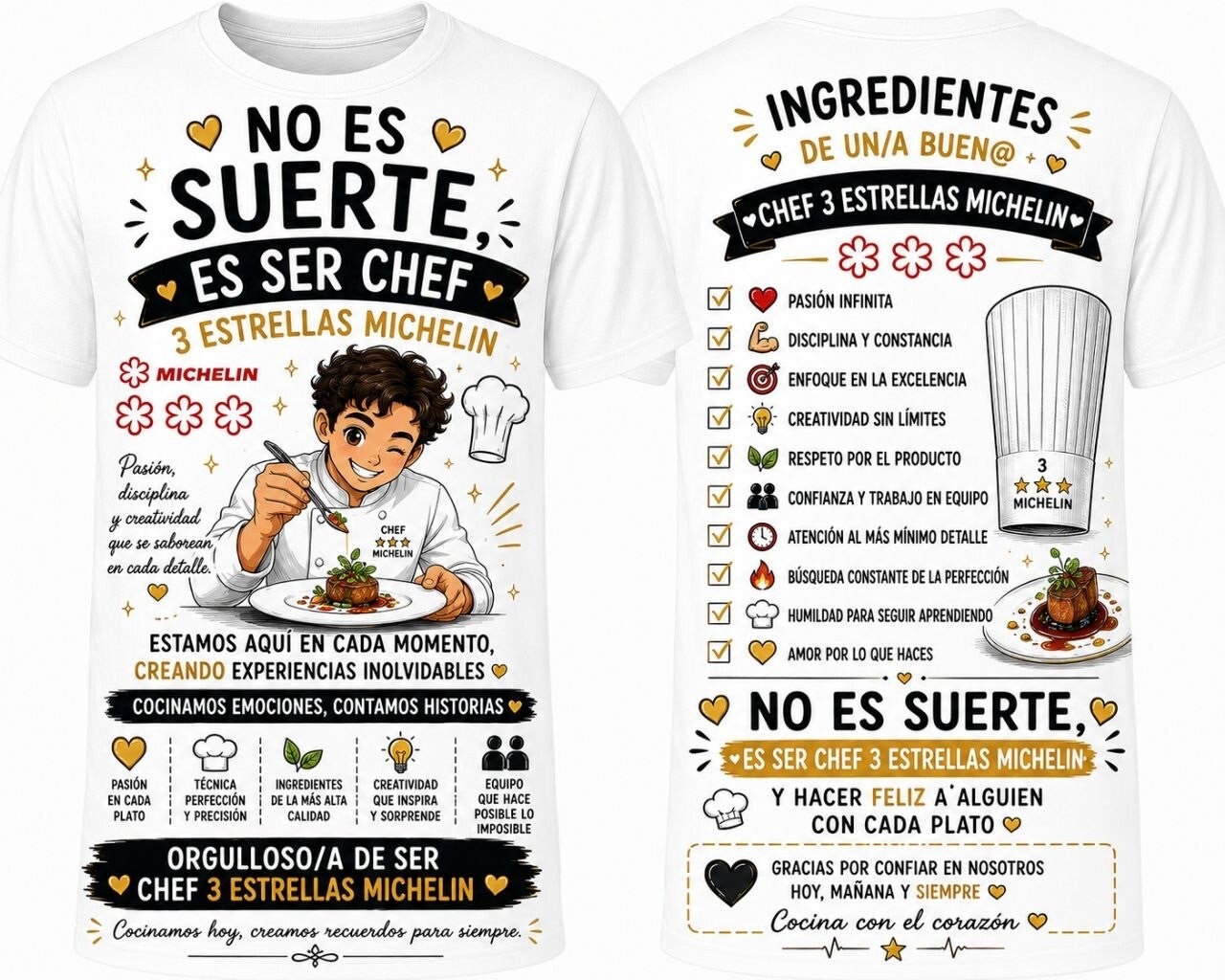 Camiseta Chef