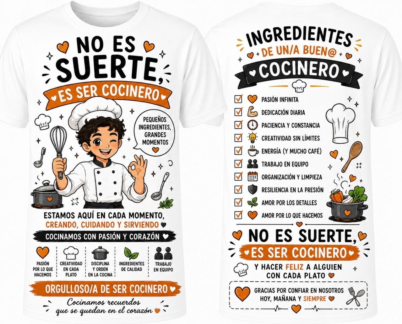 Camiseta Cocinero