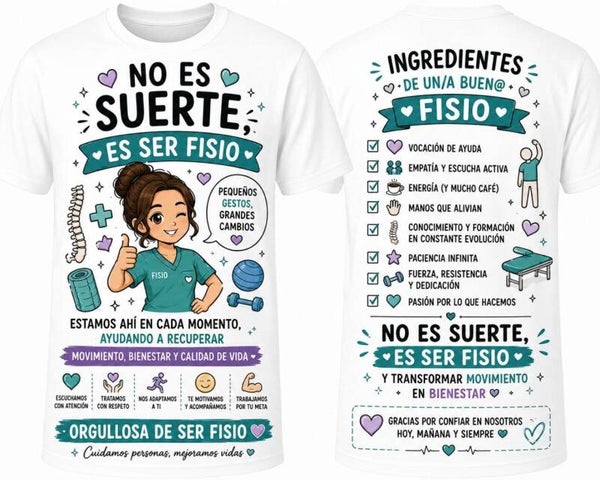 Camiseta Fisio - No es Suerte