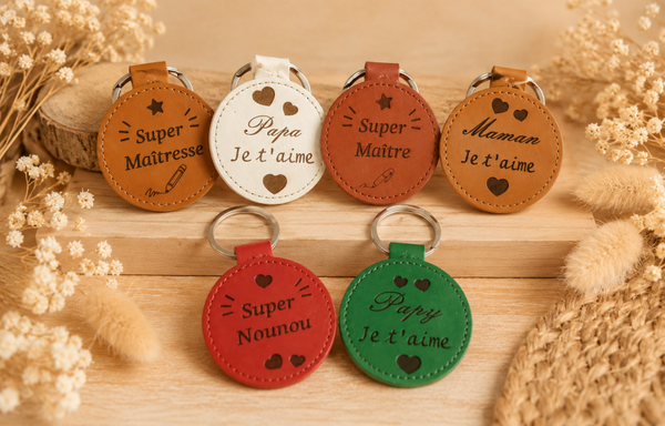 💛 Porte-clé personnalisé – Plusieurs modèles disponibles 💛
