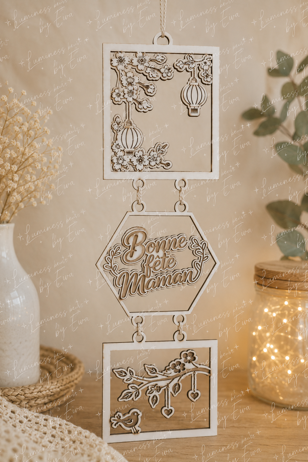 🌸 Décoration “Bonne fête Maman” personnalisée 🌸