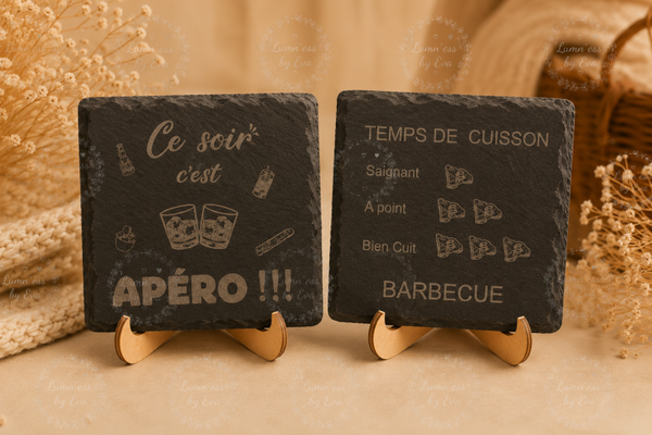 🌸 Ardoise gravée personnalisée ✨