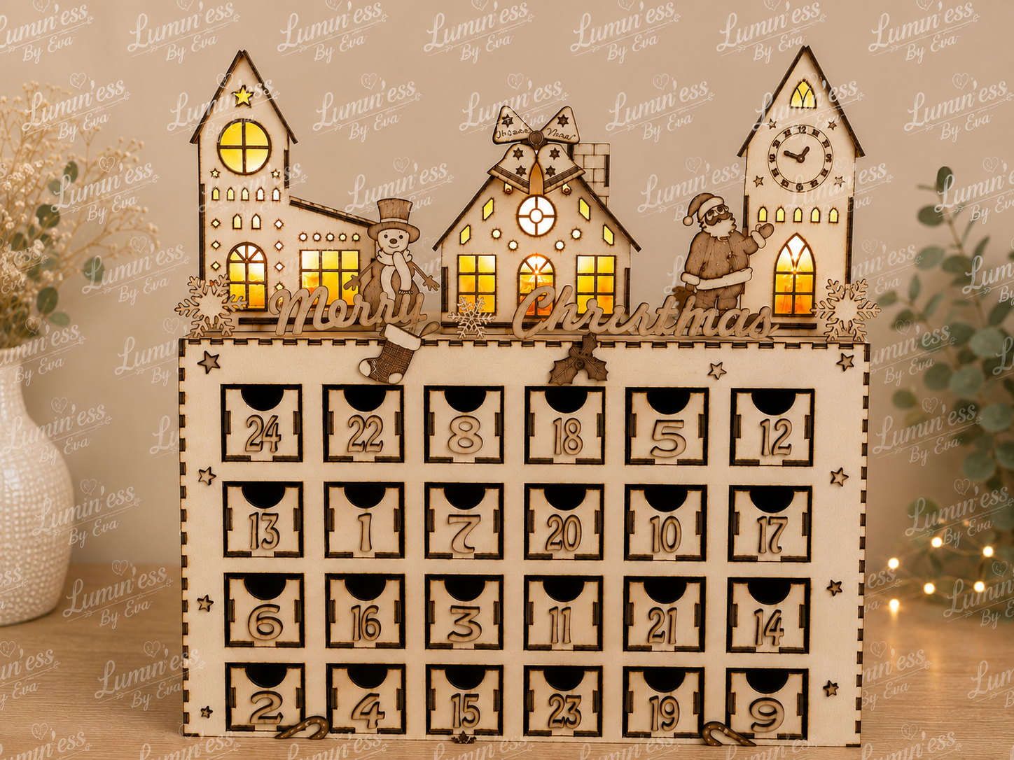 🎄 Calendrier de l'Avent en bois 🎄