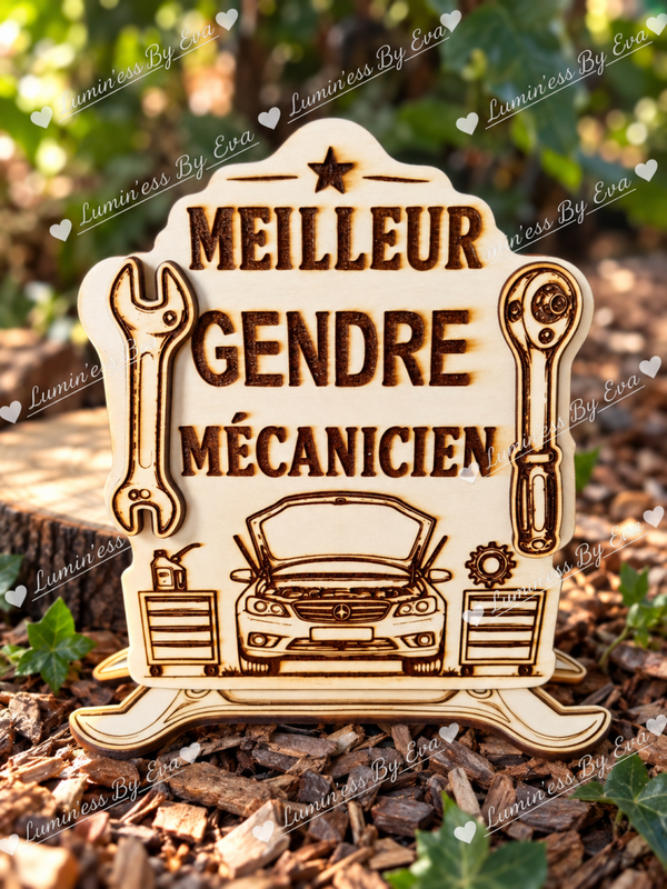 ✨ Trophée décoratif « Meilleur gendre mécanicien » ✨