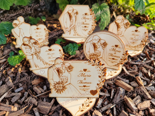 ✨ Marque-places personnalisés  – Mariage, baptême, communion ✨